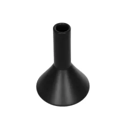 Artificial Garden CANNOLI 21280 Διακοσμητικό Κεραμικό Βάζo Μαύρο Π13 x Μ13 x Υ20cm