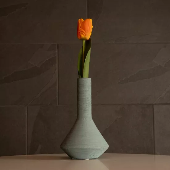 Artificial Garden TANAH 21282 Διακοσμητικό Κεραμικό Βάζo Γκρι Π13 x Μ13 x Υ20cm Artificial Garden TANAH 21282 Διακοσμητικό Κεραμικό Βάζo Γκρι Π13 x Μ13 x Υ20cm