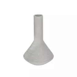 Artificial Garden BARBADOS 21284 Διακοσμητικό Κεραμικό Βάζo Γκρι Π16 x Μ16 x Υ25cm