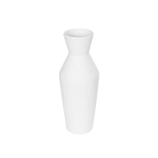Artificial Garden MALVINA 21285 Διακοσμητικό Κεραμικό Βάζo Λευκό Π10 x Μ10 x Υ24cm Artificial Garden MALVINA 21285 Διακοσμητικό Κεραμικό Βάζo Λευκό Π10 x Μ10 x Υ24cm
