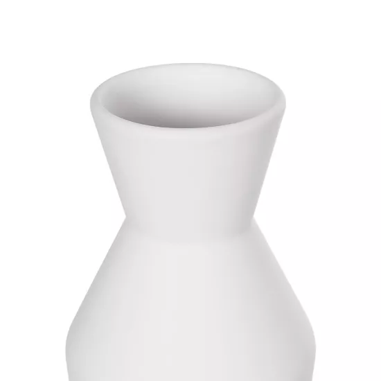 Artificial Garden MALVINA 21285 Διακοσμητικό Κεραμικό Βάζo Λευκό Π10 x Μ10 x Υ24cm Artificial Garden MALVINA 21285 Διακοσμητικό Κεραμικό Βάζo Λευκό Π10 x Μ10 x Υ24cm