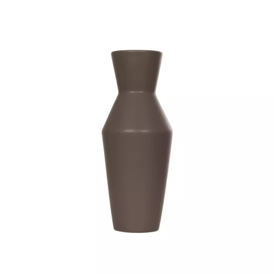 Artificial Garden UNIQUE 21286 Διακοσμητικό Κεραμικό Βάζo Καφέ Π10 x Μ10 x Υ24cm Artificial Garden UNIQUE 21286 Διακοσμητικό Κεραμικό Βάζo Καφέ Π10 x Μ10 x Υ24cm