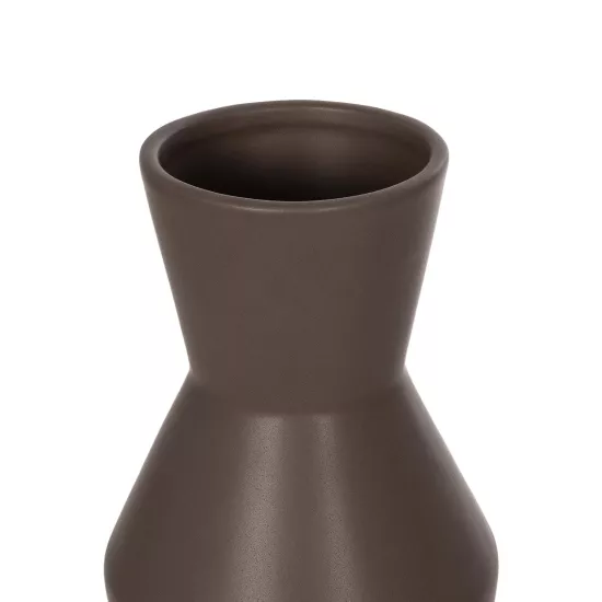 Artificial Garden UNIQUE 21286 Διακοσμητικό Κεραμικό Βάζo Καφέ Π10 x Μ10 x Υ24cm Artificial Garden UNIQUE 21286 Διακοσμητικό Κεραμικό Βάζo Καφέ Π10 x Μ10 x Υ24cm