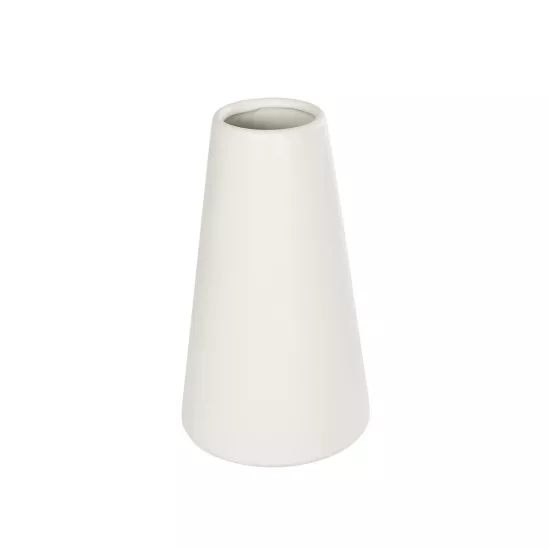 Artificial Garden CONSOLI 21287 Διακοσμητική Κεραμική Βάζο Μπεζ Μ14 x Π14 x Υ25cm