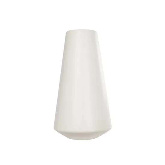 Artificial Garden CONSOLI 21287 Διακοσμητική Κεραμική Βάζο Μπεζ Μ14 x Π14 x Υ25cm