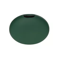 Artificial Garden MENORCA 21292 Διακοσμητικό Κεραμικό Βάζo Πράσινο Π15 x Μ15 x Υ14cm
