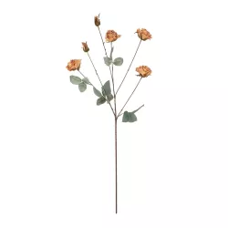 Artificial Garden PINK ROSE BRANCH 21302 Τεχνητό Διακοσμητικό Κλαδί Τριαντάφυλλα Ροζ Y80cm