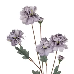 Artificial Garden PURPLE CHRYSANTHEMUM BRANCH 21303 Τεχνητό Διακοσμητικό Μωβ Κλαδί Χρυσάνθεμο Y83cm