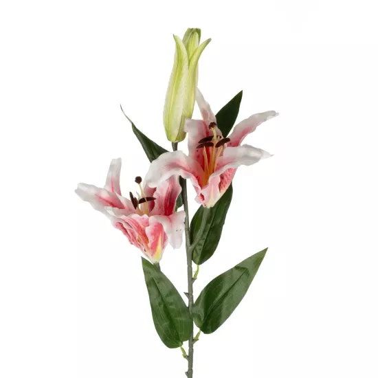 Artificial Garden PINK LILY BRANCH 21313 Τεχνητό Διακοσμητικό Κλαδί Ροζ Κρίνο Y106cm Artificial Garden PINK LILY BRANCH 21313 Τεχνητό Διακοσμητικό Κλαδί Ροζ Κρίνο Y106cm