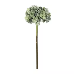 Artificial Garden GREEN HYDRANGEA BRANCH 21316 Τεχνητό Διακοσμητικό Κλαδί Πράσινη Ορτανσία Y47cm
