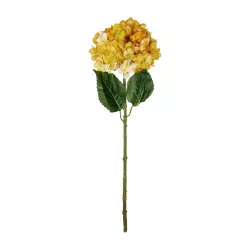 Artificial Garden YELLOW HYDRANGEA BRANCH 21317 Τεχνητό Διακοσμητικό Κλαδί Κίτρινη Ορτανσία Y65cm