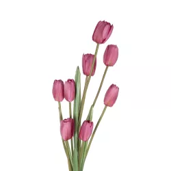 Artificial Garden PINK TULIP BRANCH 21319 Τεχνητό Διακοσμητικό Κλαδί Ροζ Τουλίπα Y92cm