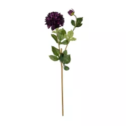 Artificial Garden PURPLE DHALIA BRANCH 21323 Τεχνητό Διακοσμητικό Μωβ Κλαδί Ντάλια Y78cm