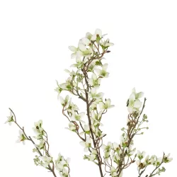 Artificial Garden WHITE FORSYTHIA BRANCH 21326 Τεχνητό Διακοσμητικό Λευκό Κλαδί Φορσύθιας Y83cm