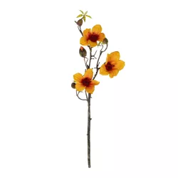 Artificial Garden ORANGE KAPOK BRANCH 21331 Τεχνητό Διακοσμητικό Κλαδί Πορτοκαλί Καποκ Y92cm
