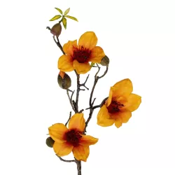 Artificial Garden ORANGE KAPOK BRANCH 21331 Τεχνητό Διακοσμητικό Κλαδί Πορτοκαλί Καποκ Y92cm
