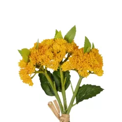 Artificial Garden YELLOW SEDUM BOUQUET 21348 Τεχνητό Διακοσμητικό Μπουκέτο Κίτρινο Σέδο Y30cm