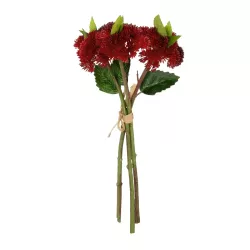 Artificial Garden RED SEDUM BOUQUET 21349 Τεχνητό Διακοσμητικό Μπουκέτο Κόκκινο Σέδο Y30cm