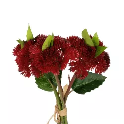 Artificial Garden RED SEDUM BOUQUET 21349 Τεχνητό Διακοσμητικό Μπουκέτο Κόκκινο Σέδο Y30cm