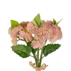 Artificial Garden SALMON PINK SEDUM BOUQUET 21350 Τεχνητό Διακοσμητικό Μπουκέτο Ροζ Σέδο Y30cm