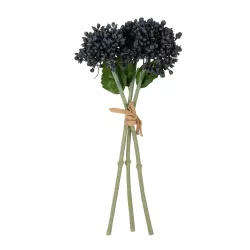 Artificial Garden BLACK HYACINTH BOUQUET 21356 Τεχνητό Διακοσμητικό Μπουκέτο Μαύρο Υάκυνθος Y30cm