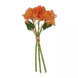 Artificial Garden ORANGE HYACINTH BOUQUET 21357 Τεχνητό Διακοσμητικό Μπουκέτο Πορτοκαλί Υάκυνθος Y30cm