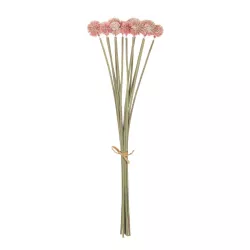 Artificial Garden PINK DANDELION BOUQET 21359 Τεχνητό Διακοσμητικό Ταραξάκο Μπουκέτο Y54cm