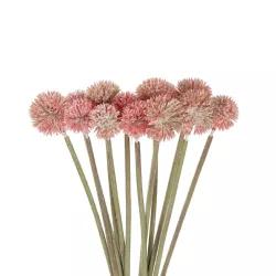 Artificial Garden PINK DANDELION BOUQET 21359 Τεχνητό Διακοσμητικό Ταραξάκο Μπουκέτο Y54cm