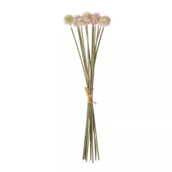 Artificial Garden PALE PINK DANDELION BOUQET 21361 Τεχνητό Διακοσμητικό Ταραξάκο Μπουκέτο Y54cm