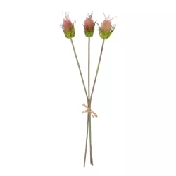 Artificial Garden PINK VELVET FRUIT BOUQET 21377 Τεχνητό Διακοσμητικό  Μπουκέτο Βερμπάσκο Y56cm