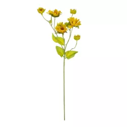 Artificial Garden YELLOW SUNFLOWER BRANCH 21379 Τεχνητό Διακοσμητικό Κλαδί Ηλιοτρόπιο Κίτρινο Y72cm