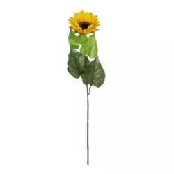 Artificial Garden YELLOW SUNFLOWER BRANCH 21381 Τεχνητό Διακοσμητικό Κλαδί Ηλιοτρόπιο Κίτρινο Y62cm