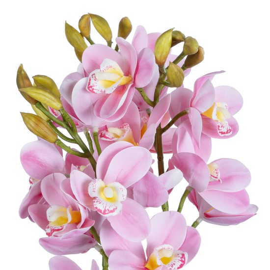 Artificial Garden PALE PINK CHERRY CYMBIDIUM 21403 Διακοσμητικό Φυτό Ροζ Κυμβίδιο Υ60cm