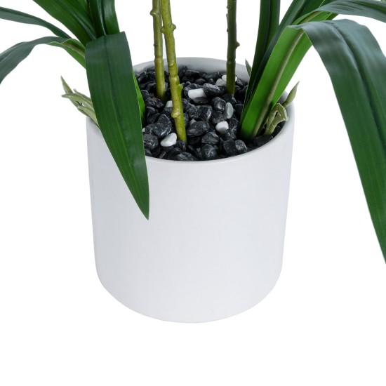 Artificial Garden PALE PINK CHERRY CYMBIDIUM 21403 Διακοσμητικό Φυτό Ροζ Κυμβίδιο Υ60cm