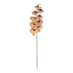 Artificial Garden PING SALMON ORCHID BRANCH 21405 Τεχνητό Διακοσμητικό Κλαδί  Ροζ Ορχιδέα Y95cm