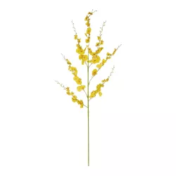 Artificial Garden YELLOW DANCE ORCHID BRANCH 21414 Τεχνητό Διακοσμητικό Κλαδί Κίτρινη Ορχιδέα Y110cm