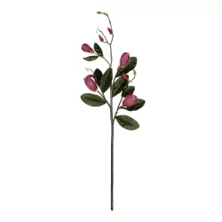 Artificial Garden DARK PING MAGNOLIA BRANCH 21421 Τεχνητό Διακοσμητικό Κλαδί Ροζ Μανόλια Y120cm