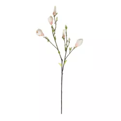 Artificial Garden CHAMPAGNE MAGNOLIA BRANCH 21423 Τεχνητό Διακοσμητικό Κλαδί Σαμπανί Μανόλια Y100cm