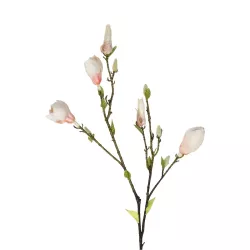 Artificial Garden CHAMPAGNE MAGNOLIA BRANCH 21423 Τεχνητό Διακοσμητικό Κλαδί Σαμπανί Μανόλια Y100cm