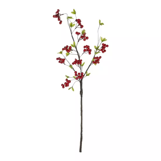 Artificial Garden RED HOLLY BERRIES FRUIT BRANCH 21430 Τεχνητό Διακοσμητικό Κλαδί Κόκκινο Γκί Y90cm Artificial Garden RED HOLLY BERRIES FRUIT BRANCH 21430 Τεχνητό Διακοσμητικό Κλαδί Κόκκινο Γκί Y90cm