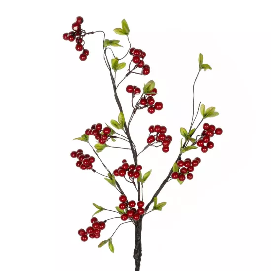 Artificial Garden RED HOLLY BERRIES FRUIT BRANCH 21430 Τεχνητό Διακοσμητικό Κλαδί Κόκκινο Γκί Y90cm Artificial Garden RED HOLLY BERRIES FRUIT BRANCH 21430 Τεχνητό Διακοσμητικό Κλαδί Κόκκινο Γκί Y90cm