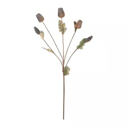 Artificial Garden POPPY FRUIT BRANCH 21432 Τεχνητό Διακοσμητικό Κλαδί Παπαρούνα Y62cm