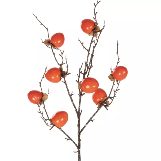 Artificial Garden ORANGE PERSIMMON FRUIT BRANCH 21438 Τεχνητό Διακοσμητικό Πορτοκαλί Κλαδί Λωτός Y83cm Artificial Garden ORANGE PERSIMMON FRUIT BRANCH 21438 Τεχνητό Διακοσμητικό Πορτοκαλί Κλαδί Λωτός Y83cm
