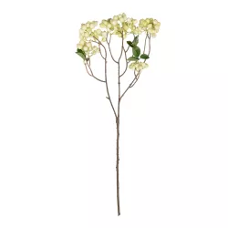 Artificial Garden WHITE BERRIES FRUIT BRANCH 21446 Τεχνητό Διακοσμητικό Κλαδί Λευκό Γκί Y71cm
