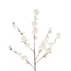 Artificial Garden WHITE GUAXIA FLOWER BRANCH 21456 Τεχνητό Διακοσμητικό Κλαδί Λευκή Γκουάβα Y100cm