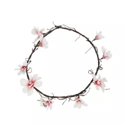 Artificial Garden MAGNOLIA FLOWER VINE 21470 Τεχνητό Διακοσμητικό Κλαδί Μανόλιας Y185cm