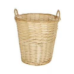 Artificial Garden ARIZONA 21504 Διακοσμητικό Πλεκτό Καλάθι - Κασπώ Γλάστρα - Flower Pot Μπεζ Φ42 x Υ42cm