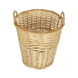 Artificial Garden ARIZONA 21504 Διακοσμητικό Πλεκτό Καλάθι - Κασπώ Γλάστρα - Flower Pot Μπεζ Φ42 x Υ42cm