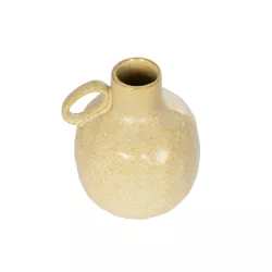 Artificial Garden SCHEELITE 21507 Διακοσμητικό Κεραμικό Βάζo Μπέζ Φ15 x Υ17 cm