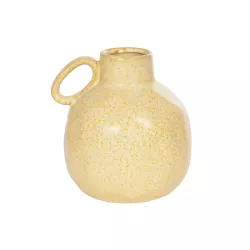 Artificial Garden SCHEELITE 21508 Διακοσμητικό Κεραμικό Βάζo Μπέζ Φ11 x Υ12 cm